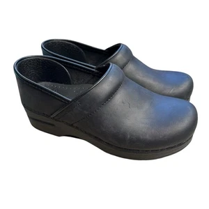 Dansko Professional Clog Matt Schwarz 38 US 8 Leder Slipper Schuh S5 - Bild 1 von 9