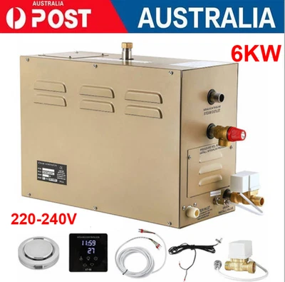 6KW Commercial Self-Draining Steam Generator Shower System Bath with controller - image 1 of 4