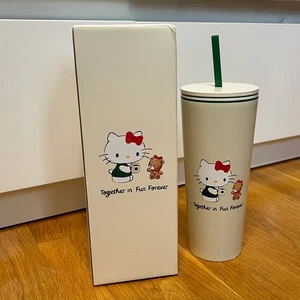 2025 Limited Edition New Starbucks x Hello Kitty 50th Anniversary Cup 473ml/16Oz - Bild 1 von 4