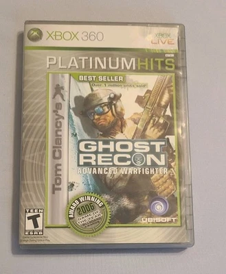 Ghost Recon Advanced Warfighter -Platinum Hits- Microsoft Xbox 360/ CIB/ TESTED  - Image 1 of 4