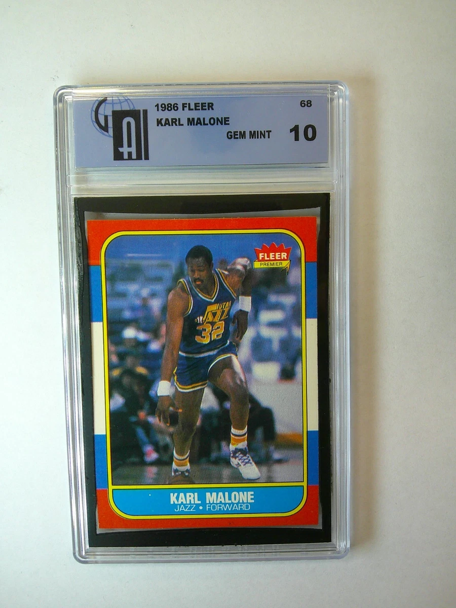 Fleer Karl Malone Basketball Rookie Sports Trading Cards