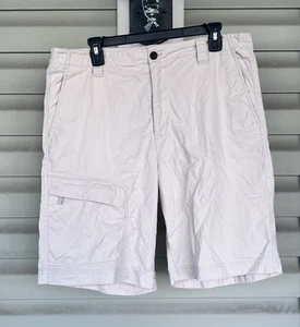 Chaps Bermuda Shorts Herren Größe 34x9,5 Creme Eingrifftaschen Outdoor Preppy - Bild 1 von 13