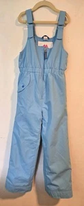 OBERMEYER Girls Blue I-Grow Extended Wear System Ski Snow Chacha Bib Pants 7 - Picture 1 of 7