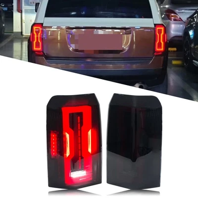 LED Tail Lights for Jeep Patriot 2007-2017 Sport Black Rear Lamps Assembly - Image 1 of 4