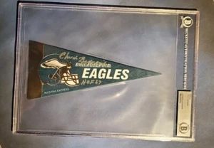 Chuck Bednarik Signed Philadelphia Eagles Mini Pennant BECKETT AUTHENTIC AUTO - Picture 1 of 8