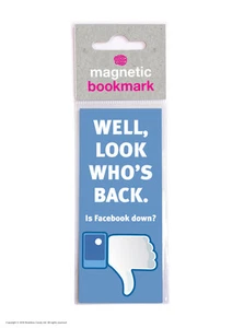 Brainbox Candy Funny Magnetic Bookmark gift present birthday facebook joke cheap