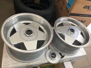 2x 7.5j Neu Retro Felgen 7.5x16 4x100 VW Golf 1 2 3 BMW E30 BORBET A 16 Zoll TOP - Bild 1 von 17