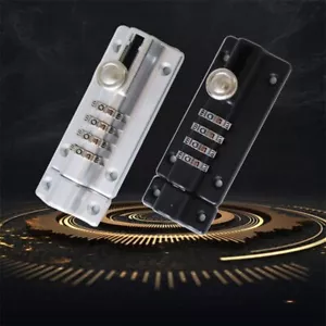 Shed Gate Combination Door Pad Bolt Garden Lock Security Sliding Keyless 4 Digit - Picture 1 of 15