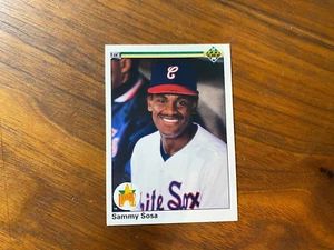 1990 Upper Deck Sammy Sosa Rookie Card Birthday Error Card - Picture 1 of 2