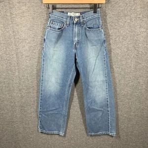 Levi's 569 Jeans Boys Size 11 Slim Blue Denim Loose Straight 23.5x25.5 - Picture 1 of 9
