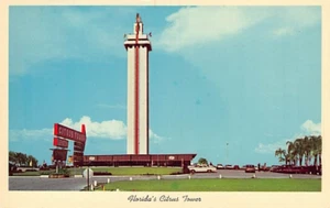 Postcard FL: Florida's Citrus Tower, Clermont, Florida, Unposted - Picture 1 of 2