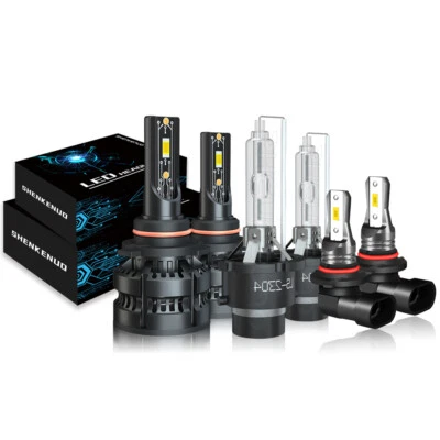 For Lexus LS600h 2008-2012 LED HID Headlight High&Low Beam + Fog Light Bulbs Kit - Image 1 of 4