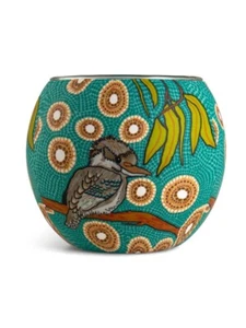 Candelabro aborigen Kookaburra Tealight de Koh Living - Imagen 1 de 7