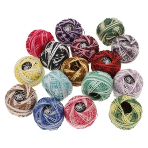 16cotton knitting thread Pcs Embroidery Thread Roll 8M Length - Picture 1 of 12