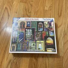 White Mountain Doors Of The World 550 Piece Jigsaw Puzzle NEW SEALED Lois Sutton