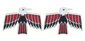 OER Front Fender Bird Logo Emblem Set For 1967-1968 Pontiac Firebird Models - Picture 1 of 5