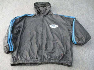 Vintage Carolina Panthers Jacket Mens 2XL XXL Black Blanket Lined Coat Game Day* - Picture 1 of 10