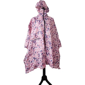 NEW w/o Tags - Pink Opening Ceremony Grafiti Rain Poncho with Carrier Bag - Picture 1 of 6