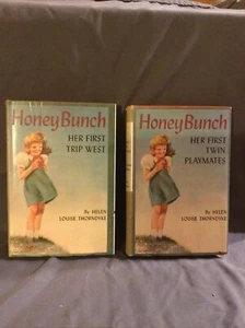 Honey Bunch #9 Trip West & #22 Twin Playmate by Helen Louise Thorndyke 1928-1941 - Picture 1 of 8