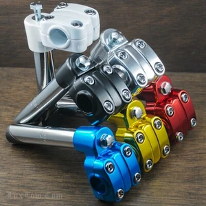 Alloy 7/8" 22.2mm Old School BMX Bike 4 Bolt Quill Stem Vintage Cruiser Bicycle - Picture 1 of 37