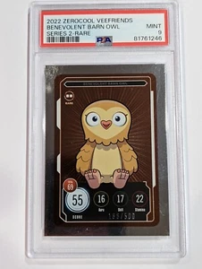 Benevolent Barn Owl VeeFriends Compete Collect Series 2 Rare /500 PSA 9 Mint - Picture 1 of 2