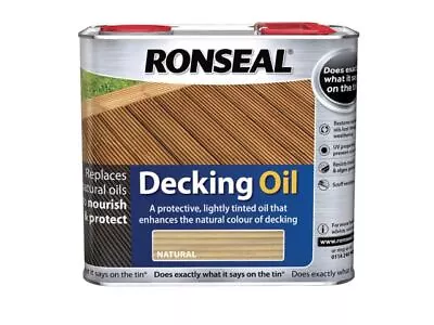 Ronseal Decking Oil Natural Cedar 2.5 Litre • 27.31£