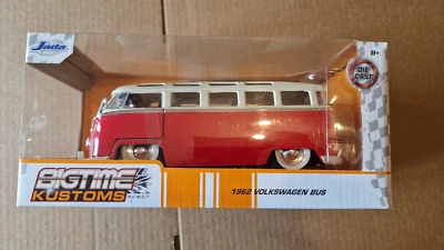 Jada Bigtime Kustoms 1962 Volkswagen rouge 1/24 (ET) - Photo 1/4