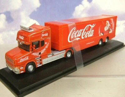 OXFORD 1/76 SCANIA T CAB COCA-COLA COKE CHRISTMAS TRUCK & TRAILER 76TCAB004CC - Image 1 of 4