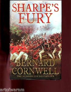 br - SHARPE'S FURY,  Bernard Cornwell,  Signed ED. 1st UK  HB w/dj - Picture 1 of 2