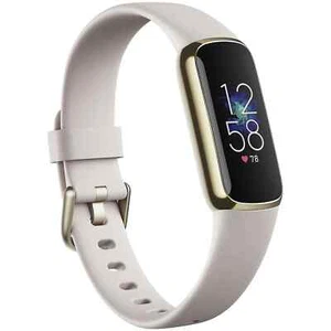Fitbit Luxe Gold / Weiß Smartwatch, Fitnesstracker, Tracker, gebraucht - Bild 1 von 9