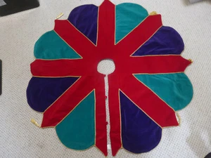 Christmas Tree Skirt NWOT Cotton Velvet 52'' - Picture 1 of 2