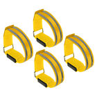 LED Wristband, 4 Pack Light Up Bracelets LED Armbands, Yellow