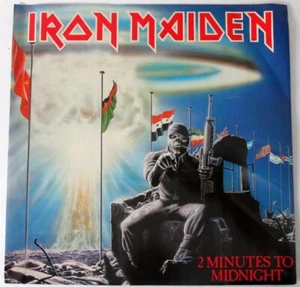 Iron Maiden 2 Minutes To Midnight Single 12” UK Record Vinyl Album 12 EMI 5489 - Picture 1 of 7