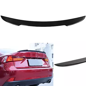 Fit For 2014-2020 LEXUS IS300 IS350 Gloss Black Trunk Spoiler Wing - Foto 1 di 9
