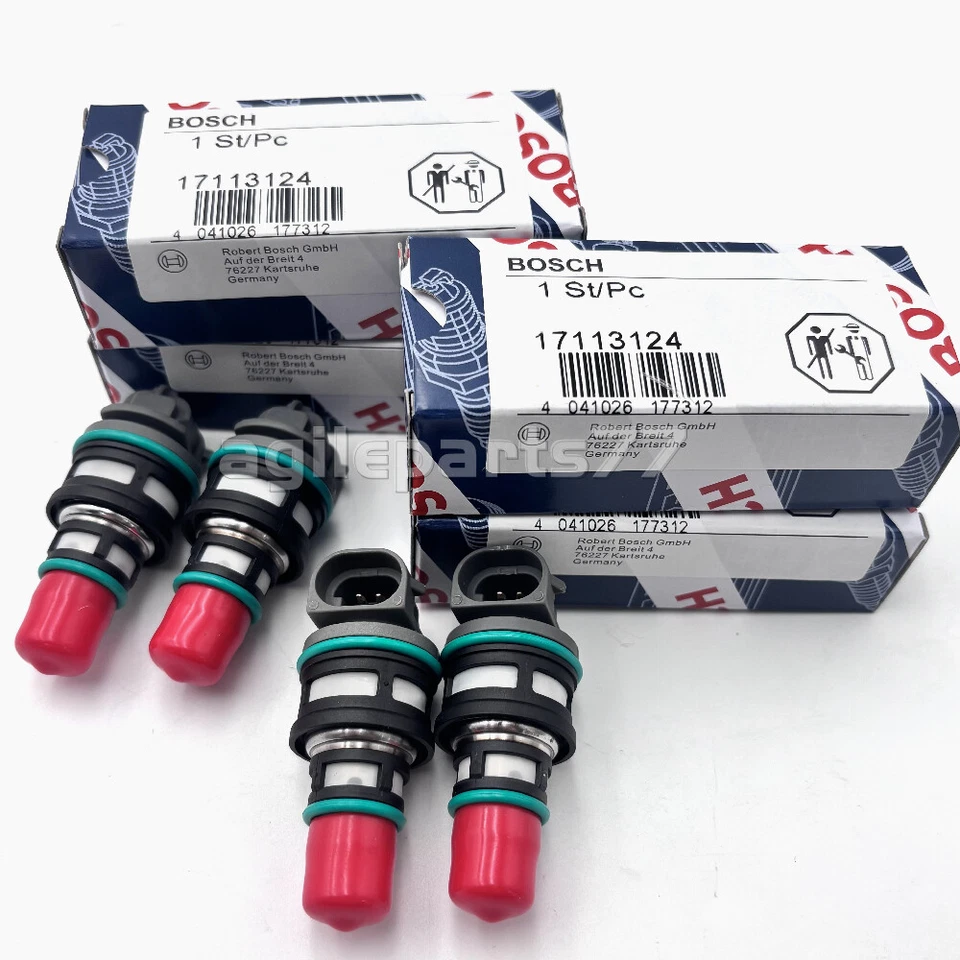 4X Fuel Injectors For Bosch 17113124 Chevy Cavalier S10 LLV 2.2L 1994-1997 New - Imagem 1 de 4