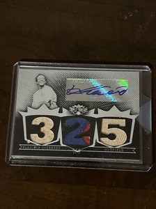 2007 Topps Triple Threads Relic Auto White Whale #1/1 Vladimir Guerrero HOF