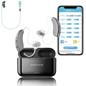 Audífonos Bluetooth 516 para personas mayores recargables con cancelación de ruido - Imagen 1 de 6