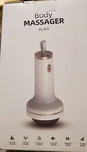 Chakger PL-670DC White Gray Handheld Portable-Vibrating Body Massager Used - Picture 1 of 1