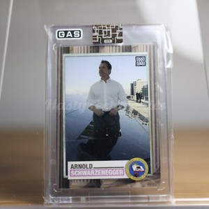 2023 GAS Arnold Schwarzenegger Governator Trading Card G1 G-1 Encased Election