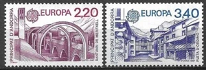 Andorra Francia 1987 Yvert 358/59 Europa CEPT Architettura MNH VF - Foto 1 di 1
