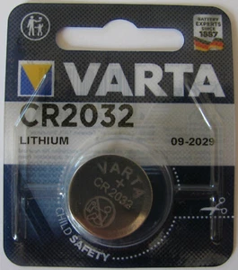 2 x VARTA CR2032  CR 2032 Lithium 3 Volt Knopfzelle Blister    09/29 - Bild 1 von 1