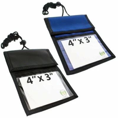 2 Pack - Passport & Trade Show Badge THREE POCKET Travel Wallets - Specialist ID - Image 1 of 4