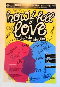 How I Fell In Love - Póster 2011 firmado por el elenco. Teatro Dorothy Strelsin, Nueva York - Imagen 1 de 1