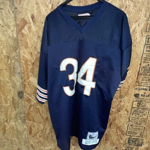 Walter Payton 1985 Chicago Bears Mitchell & Ness Home Navy Jersey Men's 54 - Picture 1 of 8