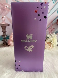 Olivia Rodrigo GUTS X Stanley Quencher 40 Oz Purple Stars H2.O Tumbler NEW - Picture 1 of 7