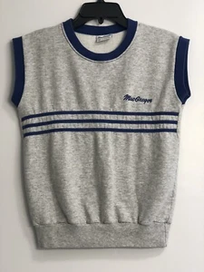 80s Vintage MacGregor Workout Sweatshirt USA sz M Triple Stripe Spellout Flashdance - Bild 1 von 4