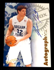 2011-12 Fleer Retro Jimmer Fredette Autographics RC Auto BYU  97AU-JF - Picture 1 of 2