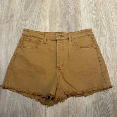 Joe's Jeans Jessie Relaxed Vintage Stretch Denim Fray Shorts Ferrugem Tamanho 28. Excelente estado usado - Imagem 1 de 4