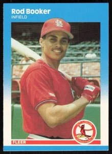 1987 Fleer Update #U-7 Rod Booker - Picture 1 of 2