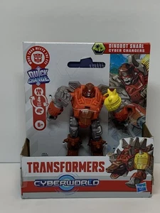 Transformers CYBERWORLD Dinobot Snarl Cyber Changers 4" Actionfigur ~ NEU - Bild 1 von 9